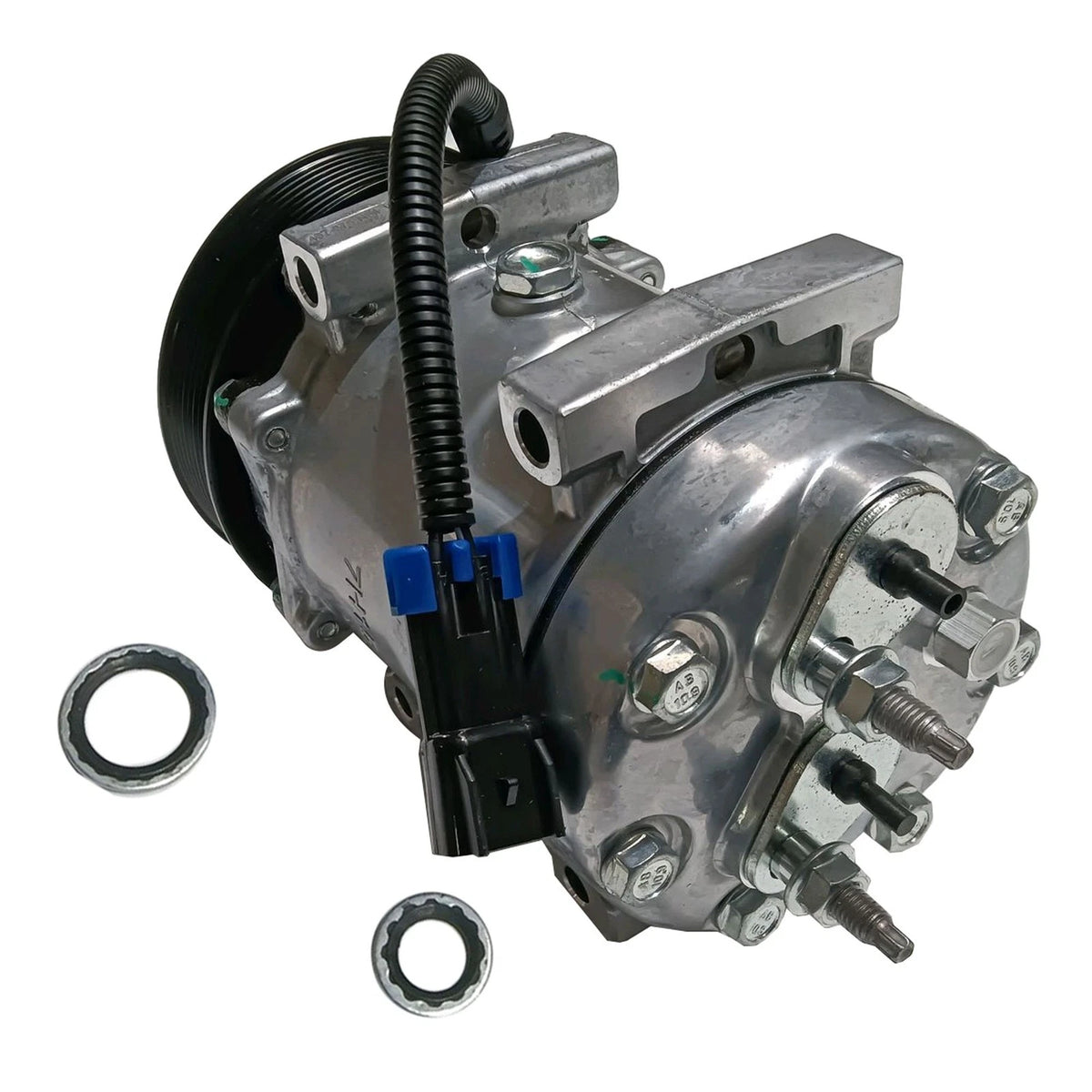A/C Compressor w/ Clutch 8-Groove for Kenworth T660 T680 T880 (2010–2023)