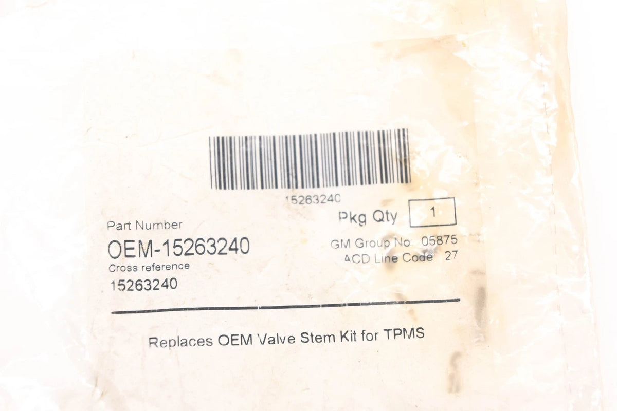 2X Tire Valve Stem Kit for General Motors (15263240)