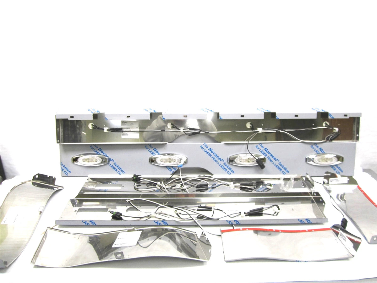 Set of 2 Chrome Trim Kits with LED Lights for ProStar Sleeper (2014–Present)