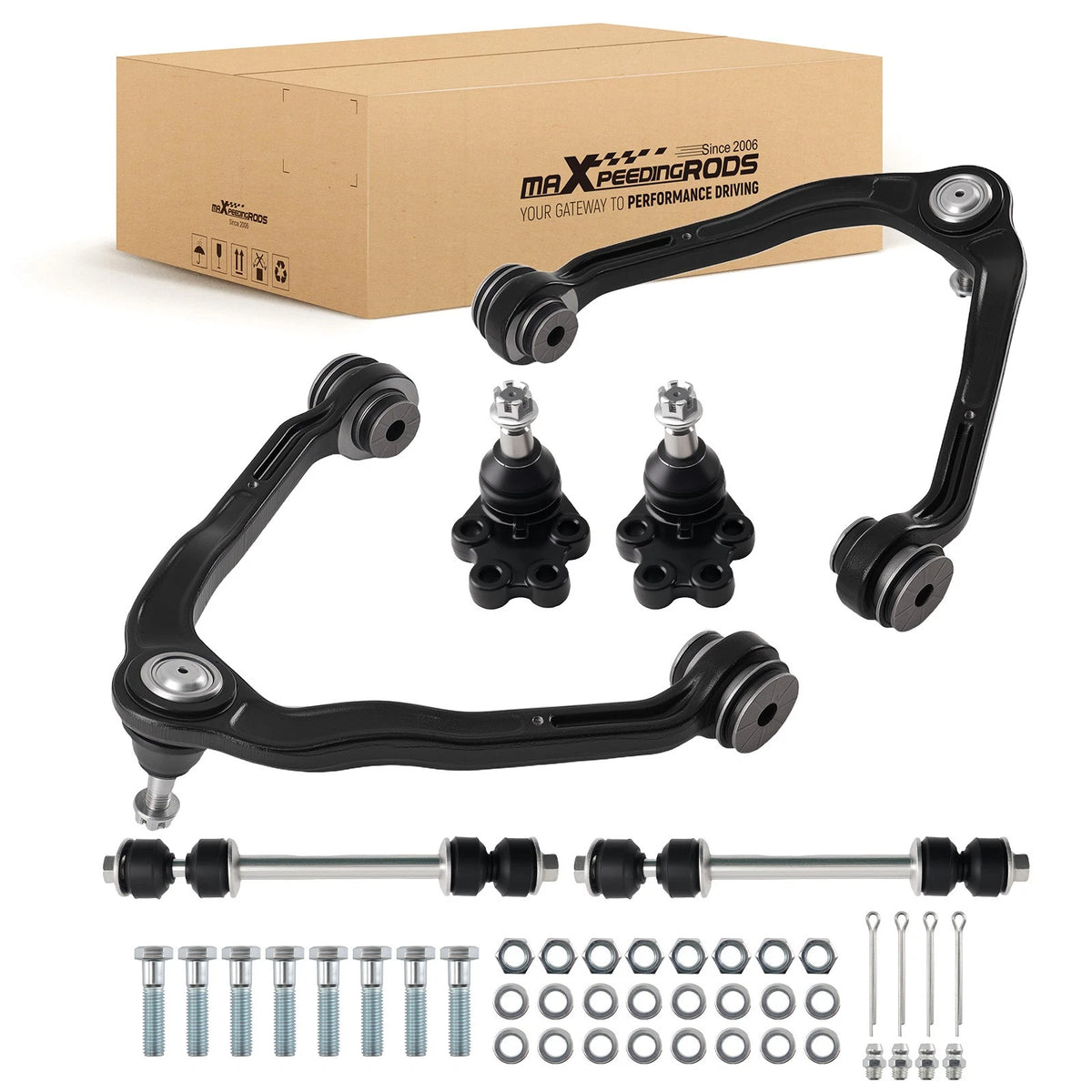 Front Upper Control Arms Sway Bar Links for Chevy Silverado 1500 (1999–2006)