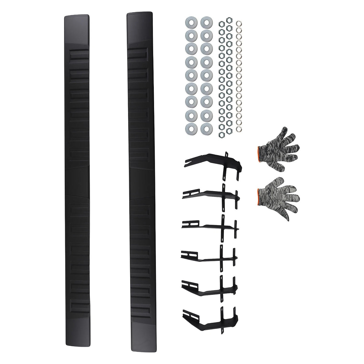 Set of 2 6" Side Step Running Boards for Ford F-150 Super Crew Cab (2015–2025)
