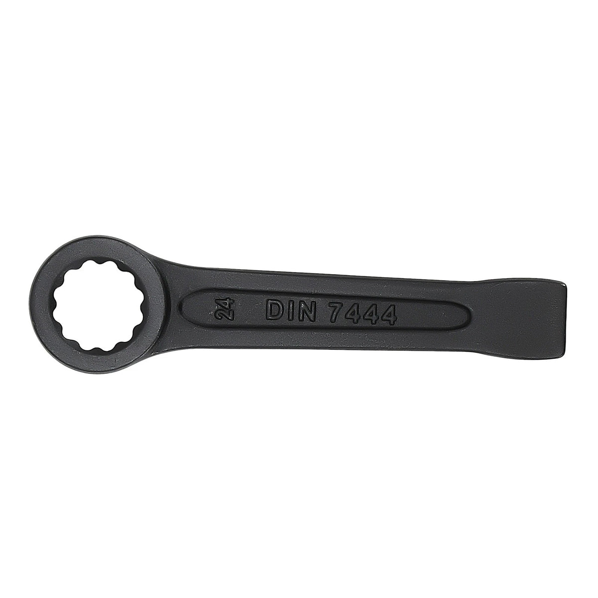 24mm Box Spanner Wrench for Metric Tools (CrV, 12 Point, Bi-Hex)