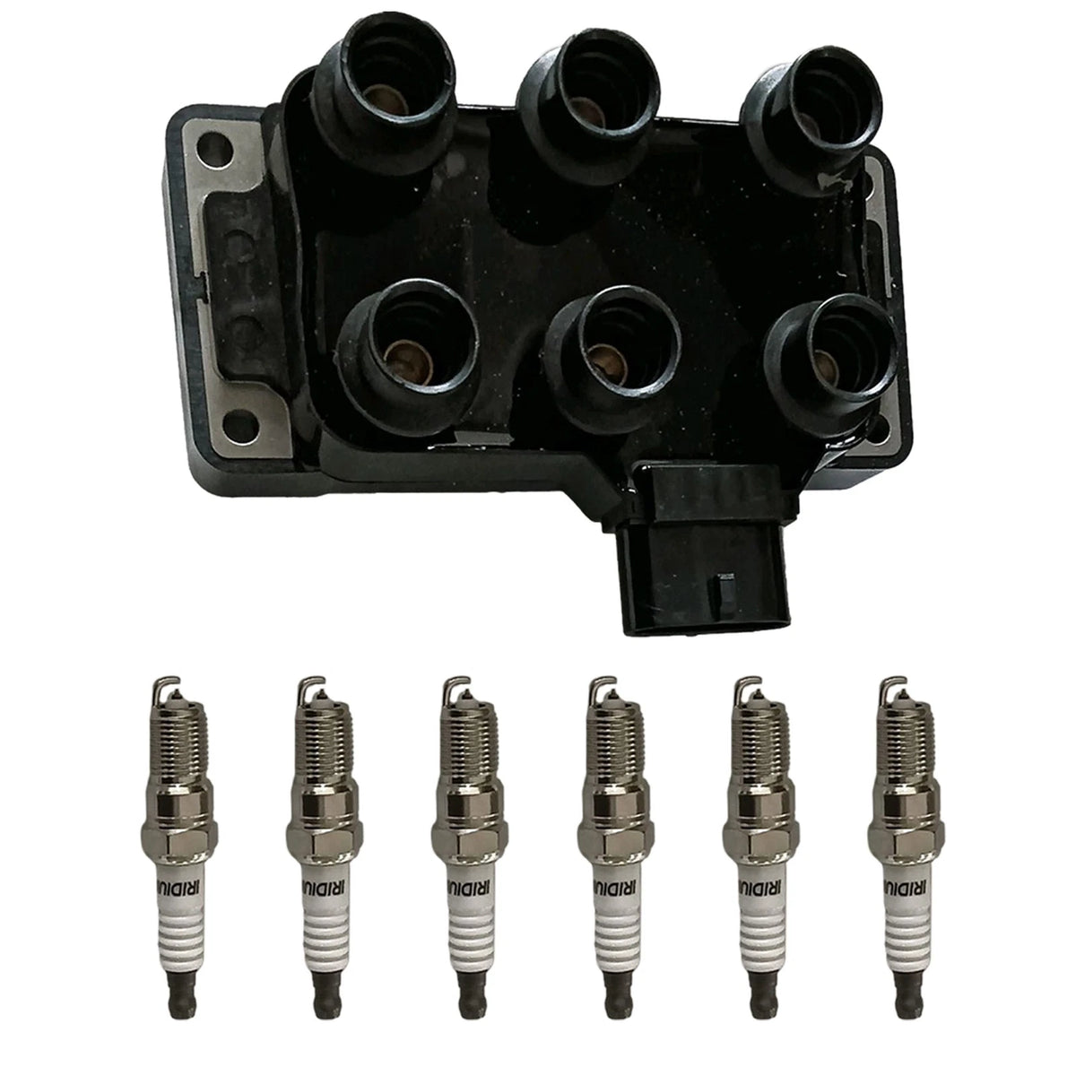Ignition Coil & Iridium Spark Plug Kit FD480T for Ford Explorer Mustang