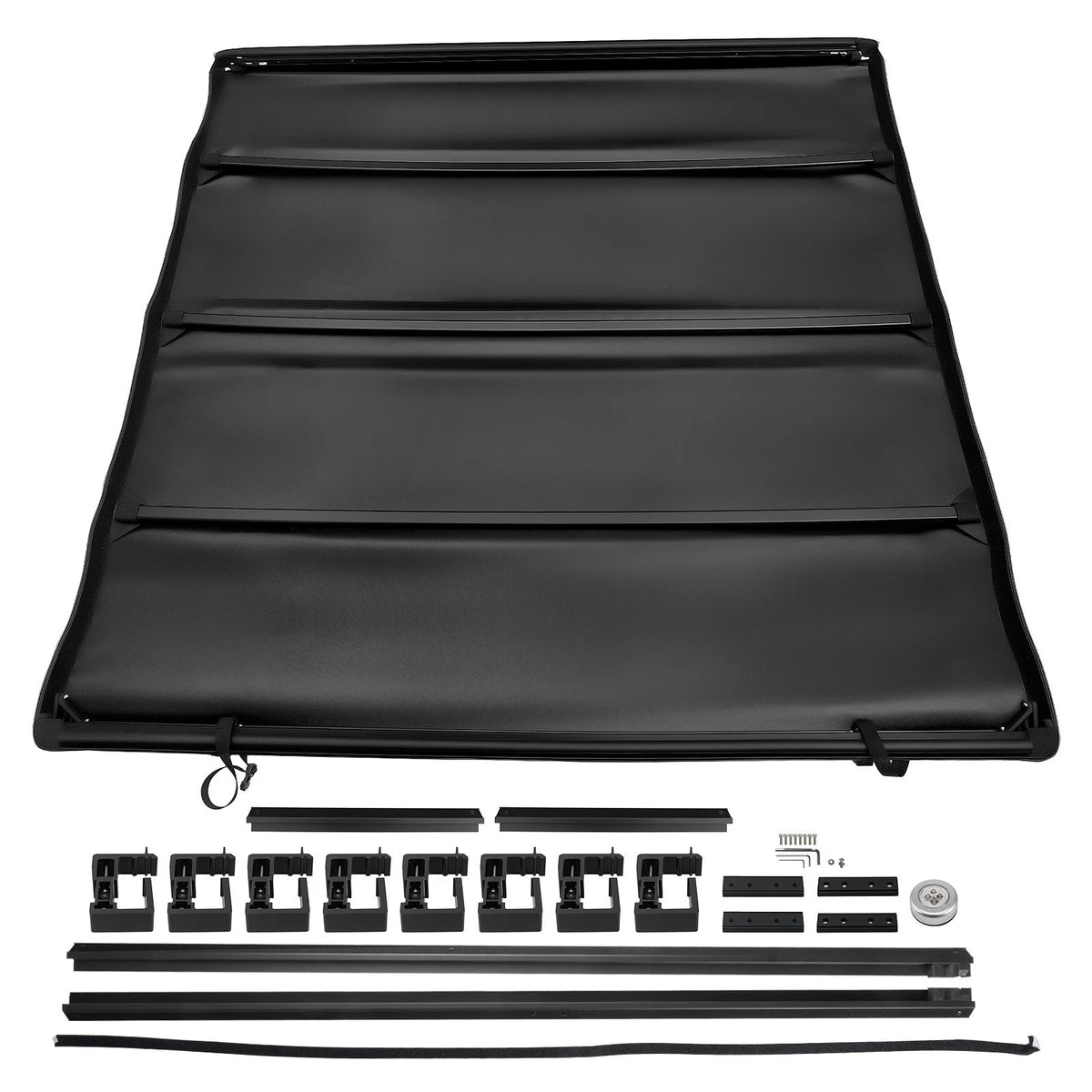 8ft Roll Up Tonneau Cover for Ford F-250 F-350 Super Duty (1999–2016) Dustproof