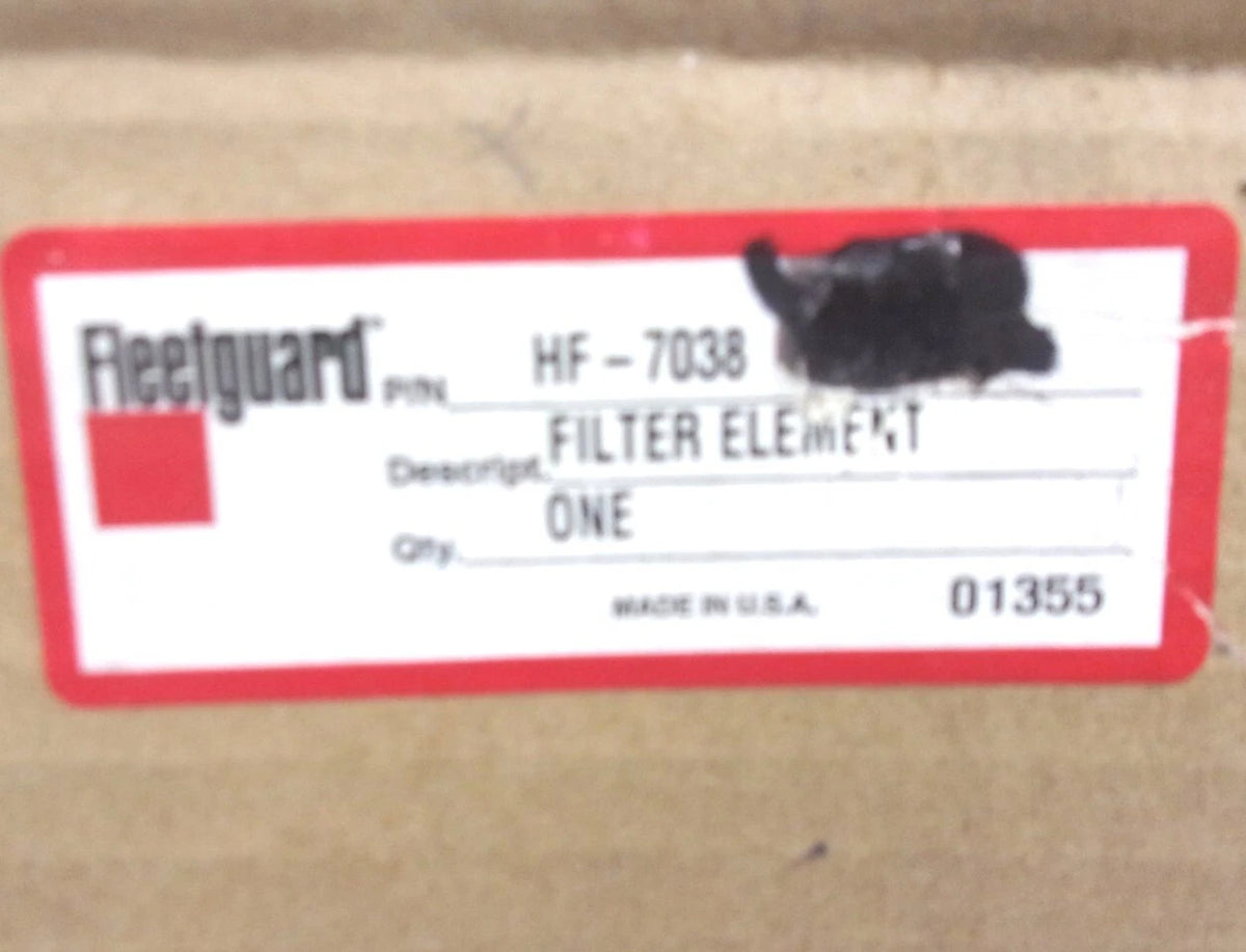 Hydraulic Filter Element HF7038 for Fleetguard (25.55" x 3.8" x 1.71")