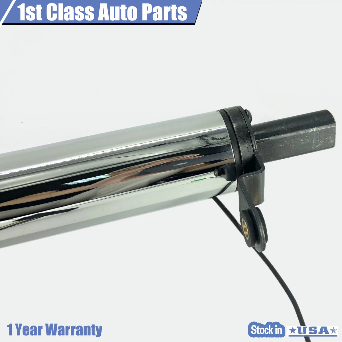 30" Tilt Steering Column with Wheel Adapter for Auto (Chrome)