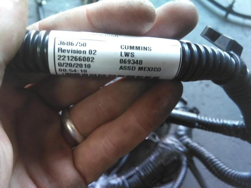Engine Wiring Harness for Cummins ISX15 (2007–2019) Replaces 3686750