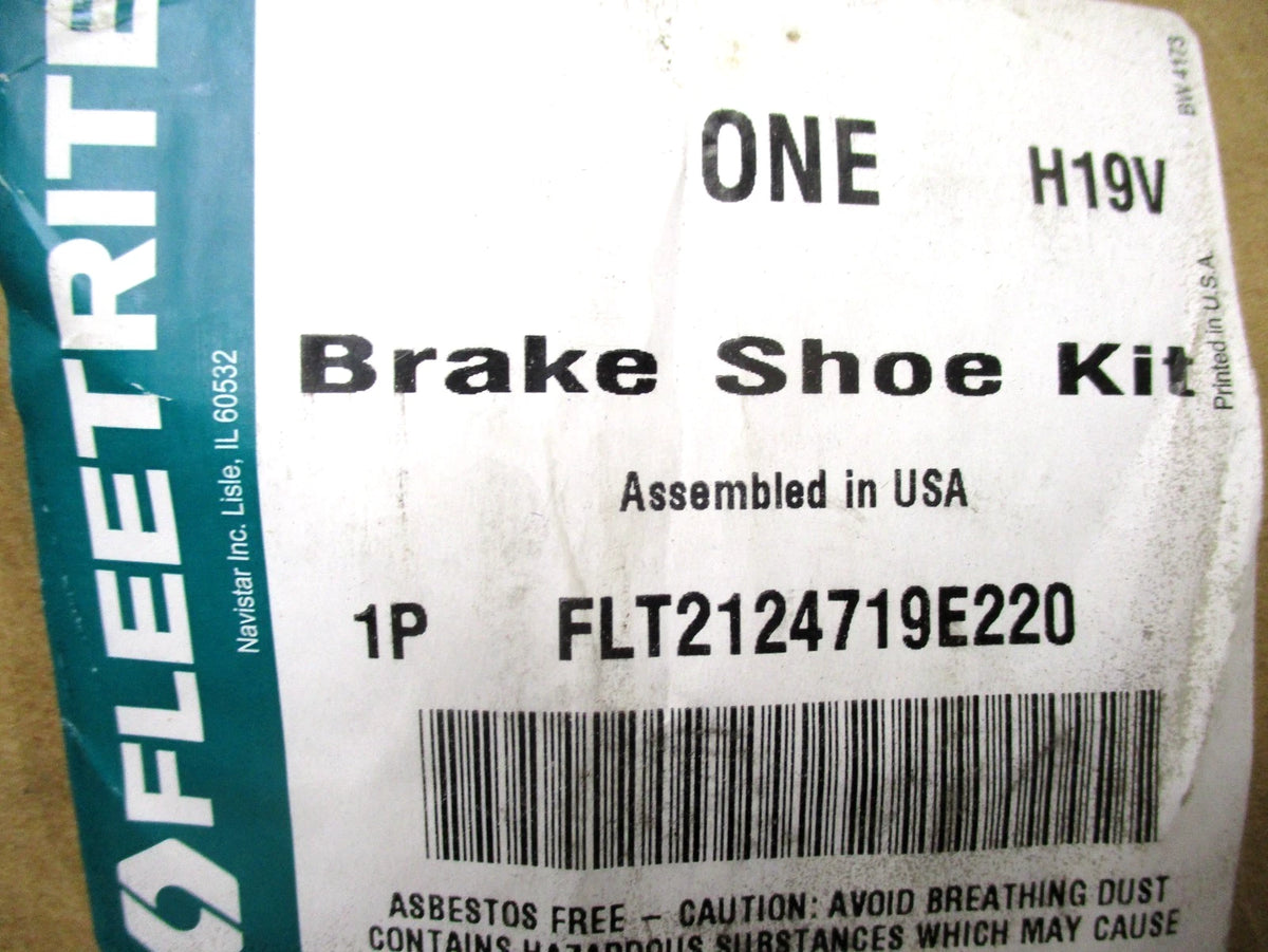 Drum Brake Shoe Kit with Hardware for Fleetrite FLT2124719E220 (20K, 16.5 x 5)