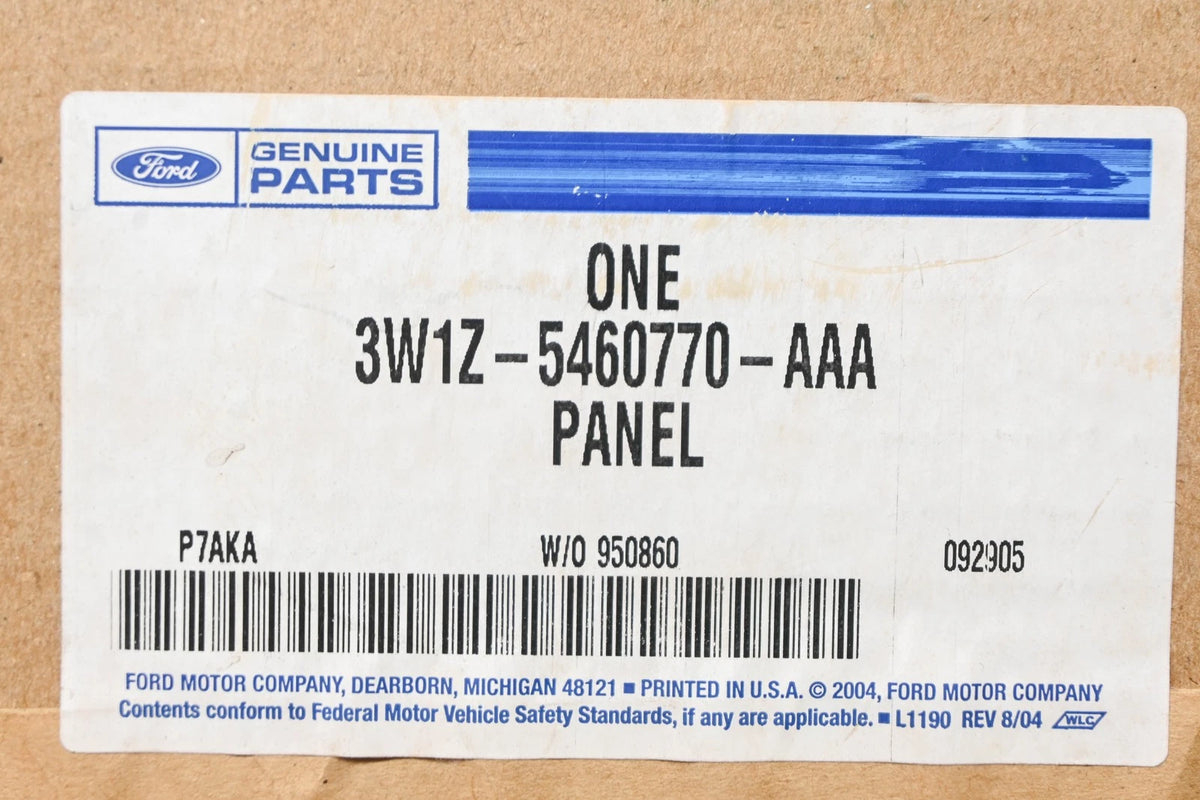 Front Seat Back Trim Panel for Ford (3W1Z-5460770-AAA)