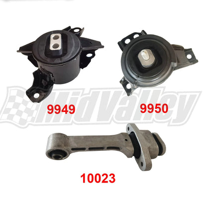 3X Engine Motor & Torque Strut & Trans Mount for Kia Sorento (2011–2016)