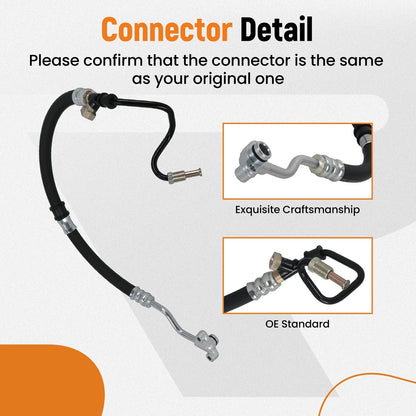 Power Steering Pressure Line Hose for Honda Civic 2.0L 1.7L (2001–2005) 53713-S5D-A06