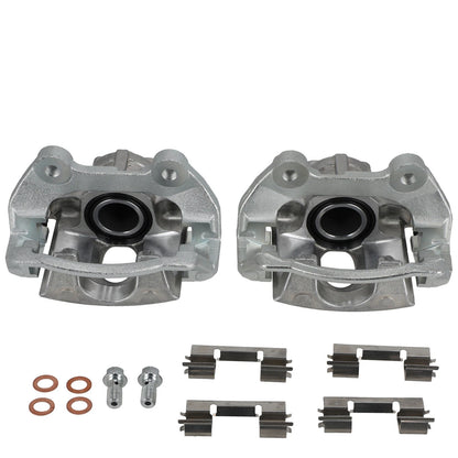 Rear Left Right Brake Caliper Kit for Chevrolet Traverse (2009–2017) w/Hardware