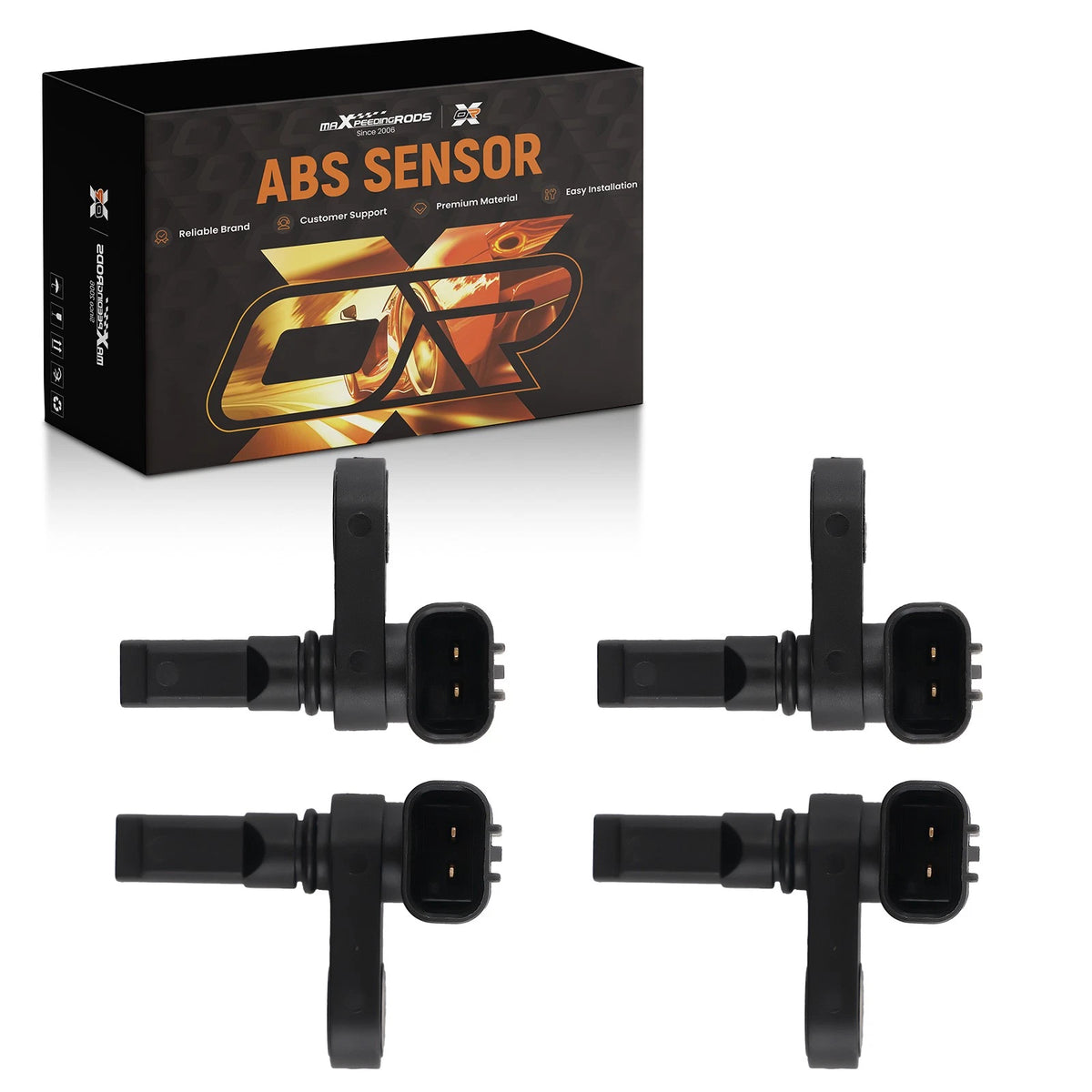 Set of 4 ABS Sensor Kit for Lexus GX460 GX470 (2010–2017) 8954204020