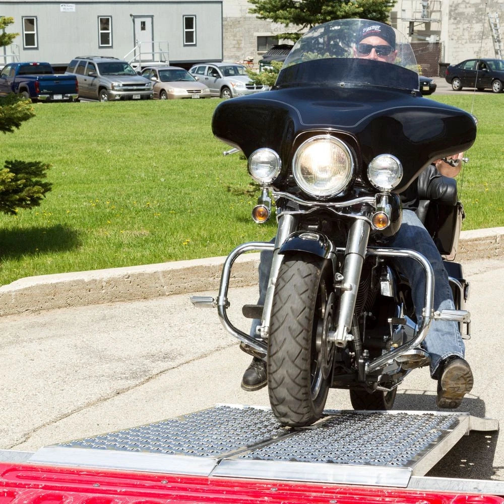 12' Motorcycle Ramp for Truck (3,000 lb Cap) Big Boy EZ Rizer™