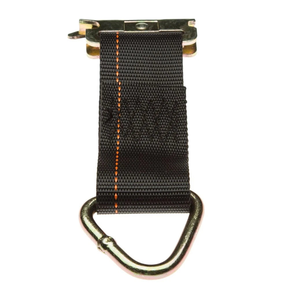 Set of 4 E-Track Tie-Down Straps with D-Ring & E-Fitting (2" x 6')