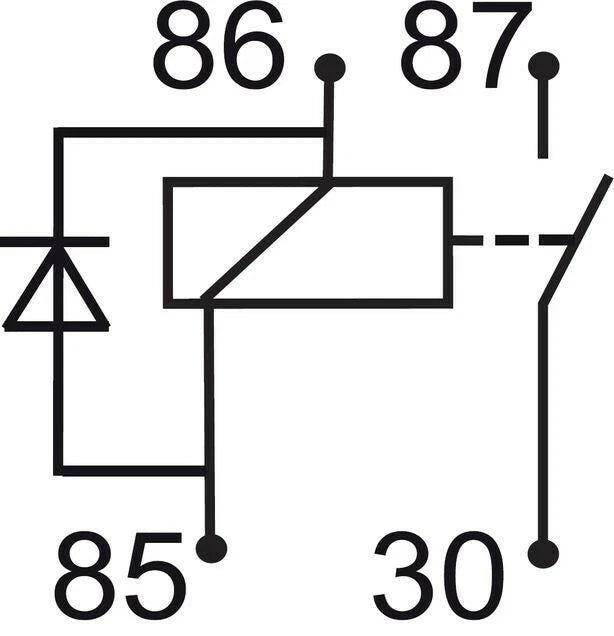 4X Micro Relay Diode 12V 25A for GEBE 990541