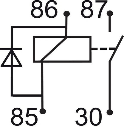 4X Micro Relay Diode 12V 25A for GEBE 990541