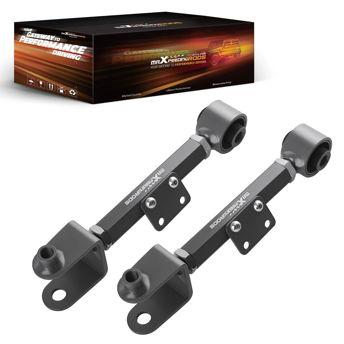 2X Adjustable Rear Camber Arm Kit for Honda CR-V (2007–2016)