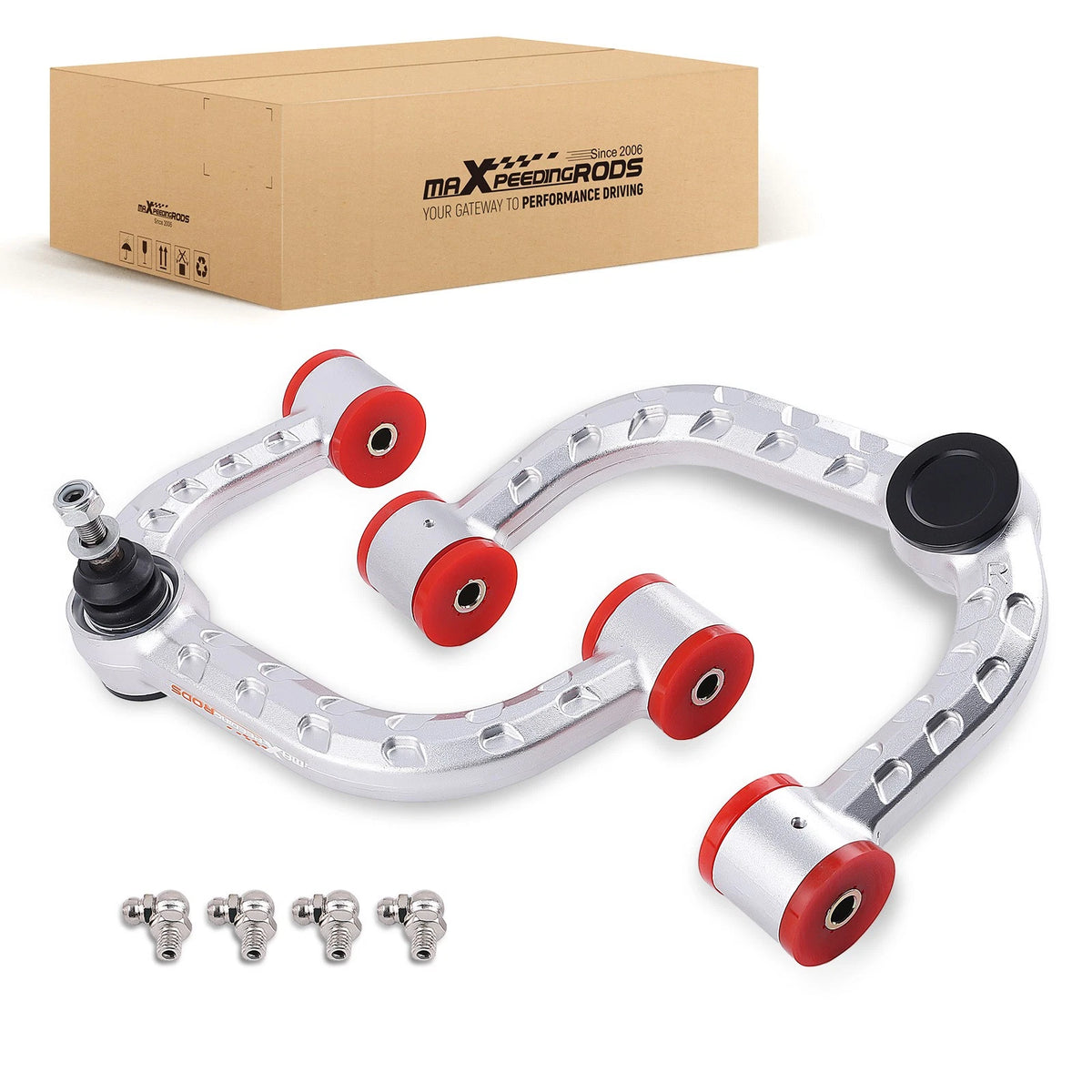 Set of 2 Forged Aluminum 2-4" Lift Upper Control Arms for Ford F-150 (2004–2024)