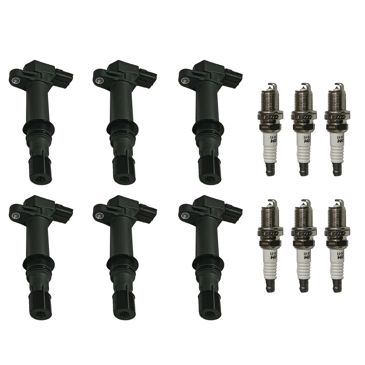6X Ignition Coil & Spark Plugs for Jeep Liberty Dodge Ram Chrysler Aspen (2002–2012) UF270