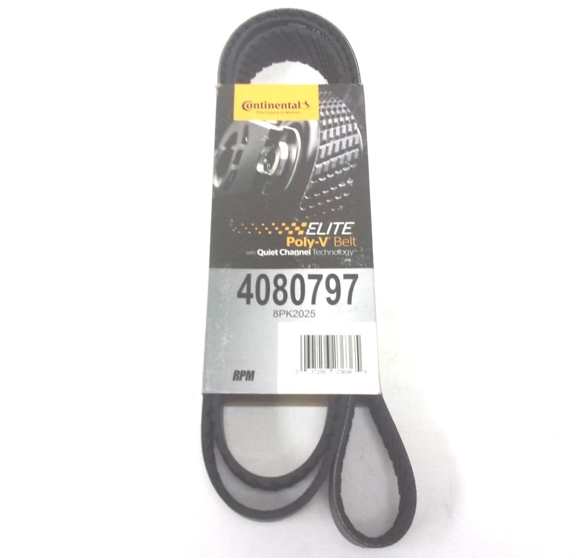 Serpentine Poly-V Belt 8PK2025 for Continental Elite (4080797)