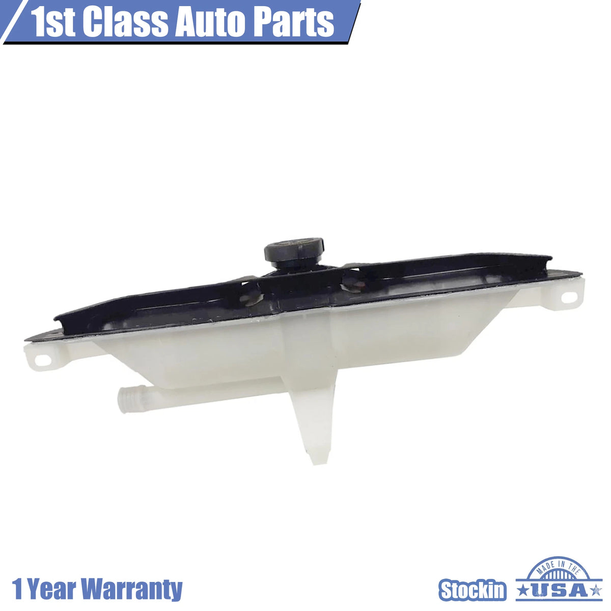 Radiator Coolant Overflow Bottle Expansion Tank W/Cap for BMW 735i (1988–1992)