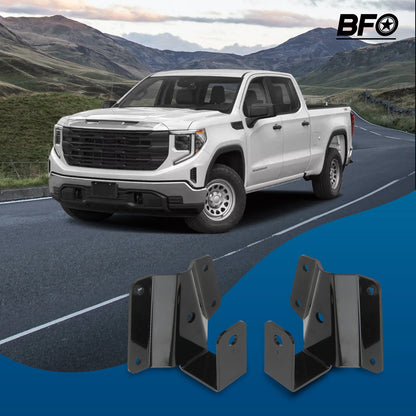 2" Front 4" Rear Lowering Kit for Chevy Silverado GMC Sierra 1500 2WD (1999–2007)