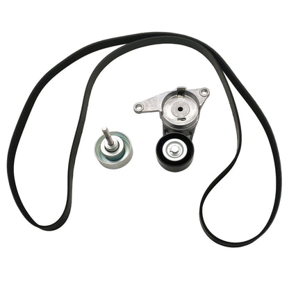 Serpentine Belt Tensioner Pulley Kit for Buick Cadillac SRX GMC Saturn Saab 9-4X (2010–2016)