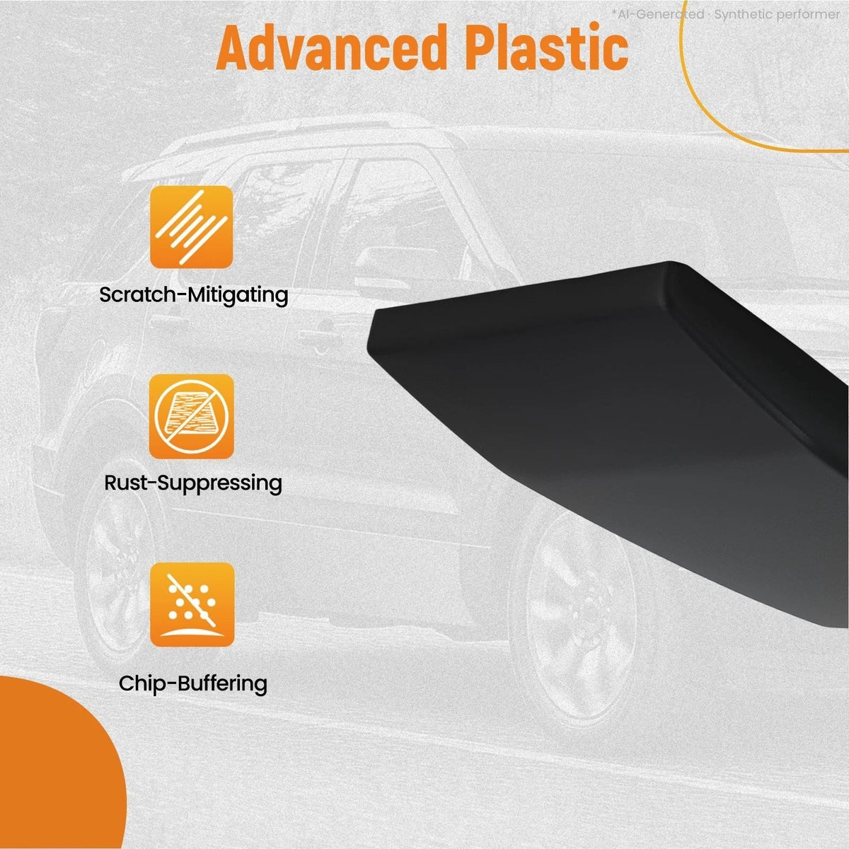 Left Gas Cap Trim Molding for Ford Transit (2015–2020) BK3Z6129077AC ABS
