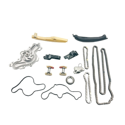 14x Engine Timing Chain Kit with Water Pump for Ford Taurus Flex MKX MKZ (2008–2019)