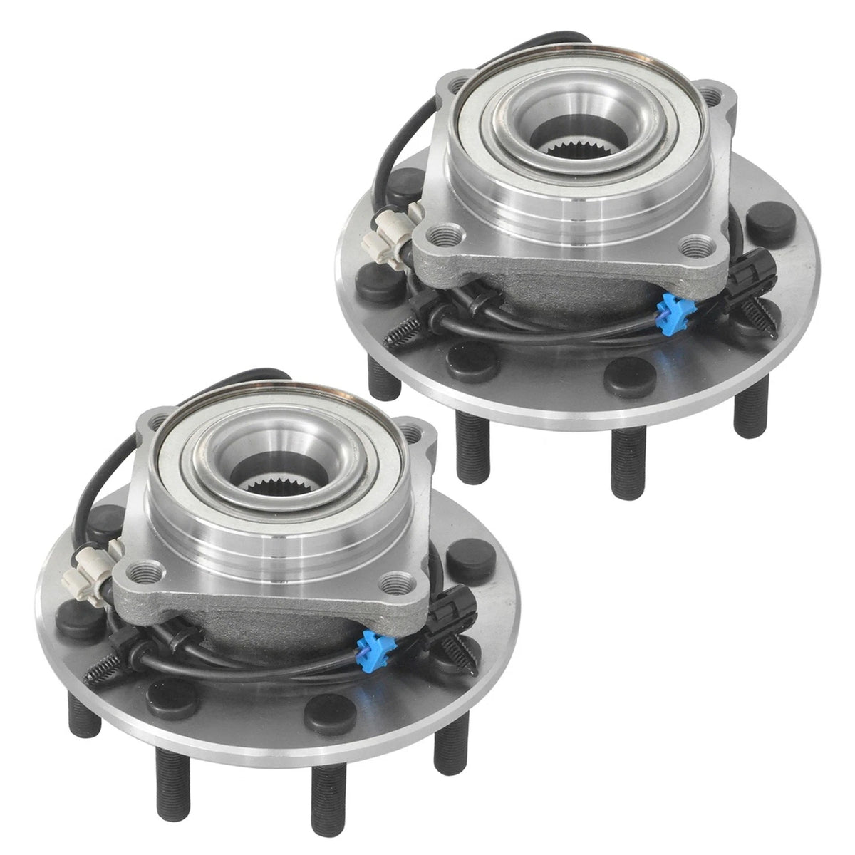 Set of 2 Wheel Bearing Hub for GMC Sierra 3500, Chevrolet Silverado 3500 (2001–2006) 515088