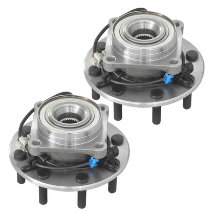 Set of 2 Wheel Bearing Hub for GMC Sierra 3500, Chevrolet Silverado 3500 (2001–2006) 515088