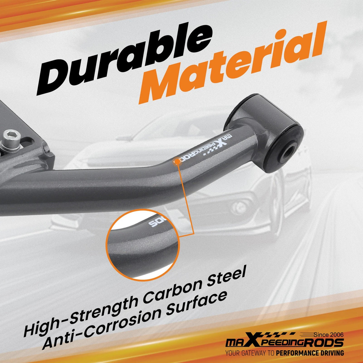 2X Adjustable Front Upper Camber Control Arms for Honda CR-V (1997–2001)