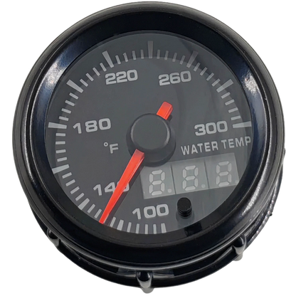 2" Water Temperature Gauge with Sensor for Universal Vehicles (100-280℉)
