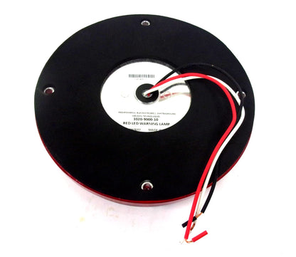 7" Round LED 8-Way Red Warning Light for International (2602851C91, 2229355C1)
