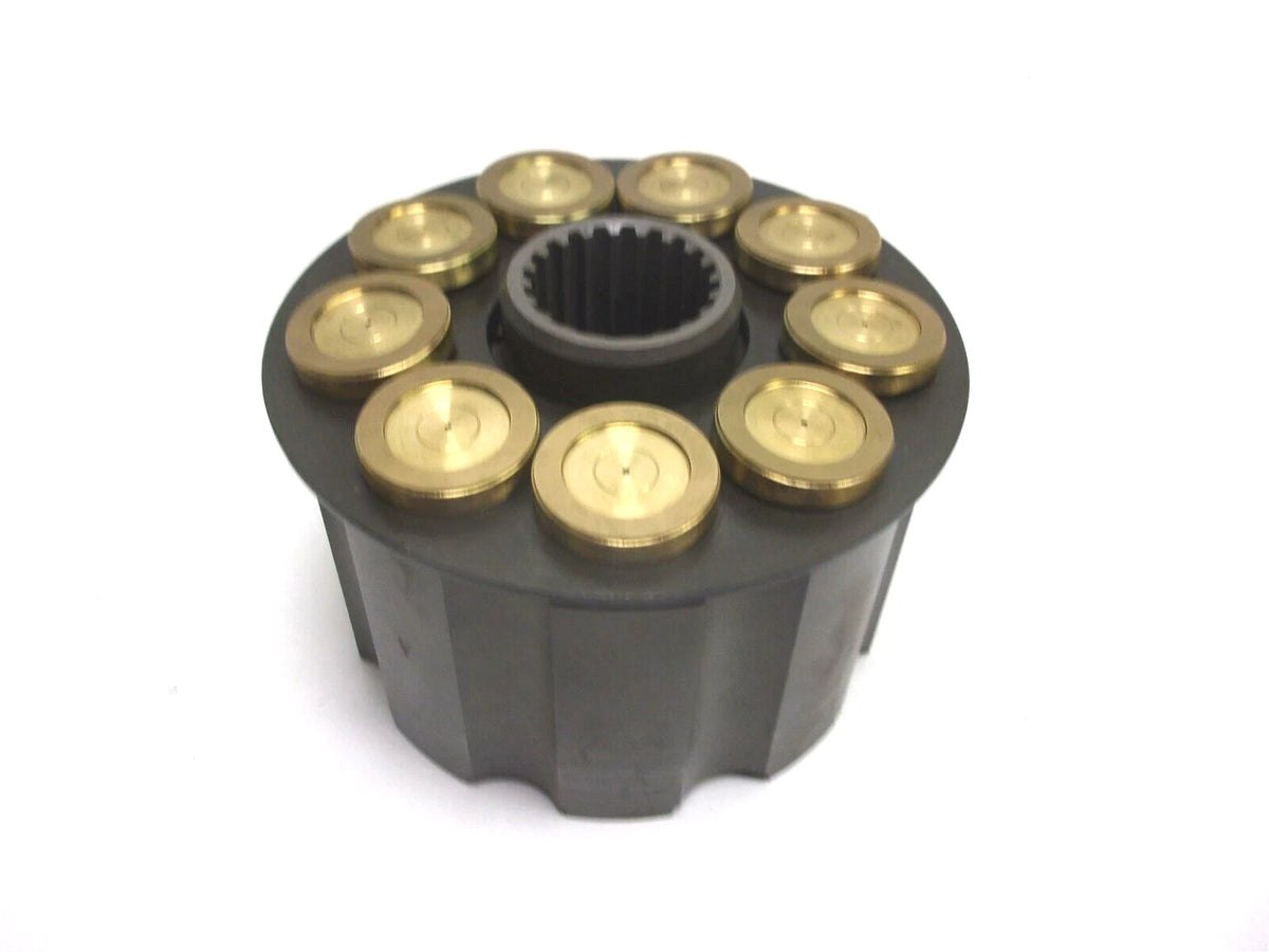 Set of 9 Pistons with Retainer Block for CNH Crawler (165275A1, 9010B)