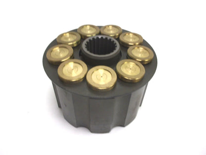 Set of 9 Pistons with Retainer Block for CNH Crawler (165275A1, 9010B)