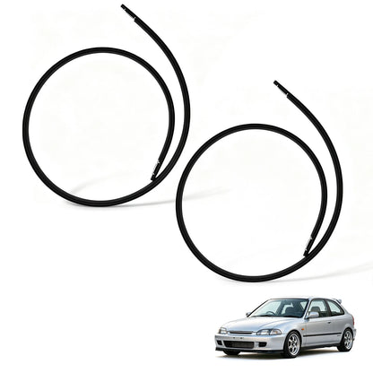 Set of 2 Door Window Belt Seals for Honda Civic CX DX (1996–2000) 74316-S03-003