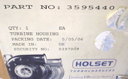 Holset Turbo Turbine Housing HX40 for