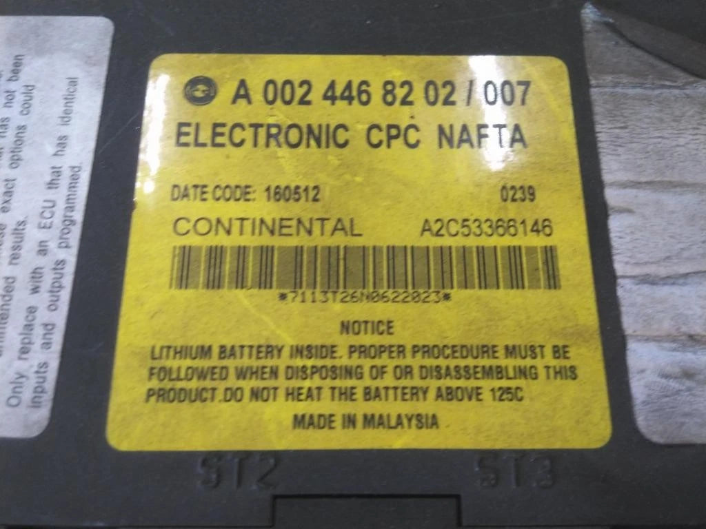 Cab Control Unit Module for Freightliner Cascadia 125 (A0024468202/007)