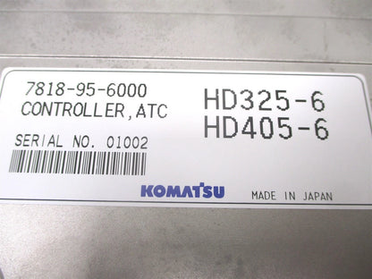 ATC Controller ECU for Komatsu HD325-6, HD405-6 (7818-95-6000)
