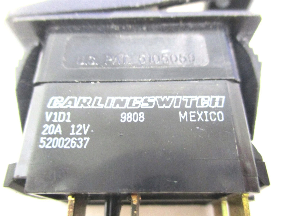 Emergency Door Light Rocker Switch for Thomas Bus (52002637)
