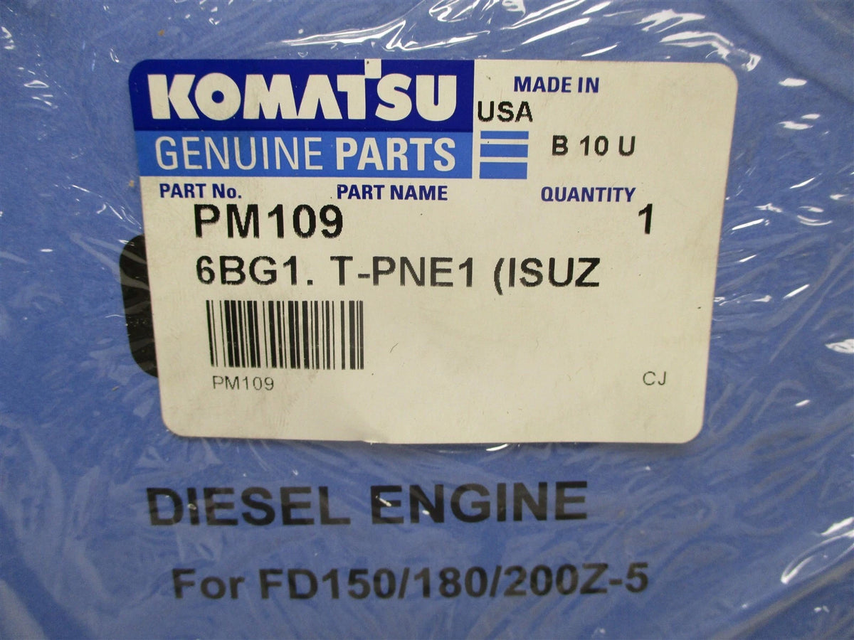 Parts Book for Komatsu 6BG1-T Diesel Engine FD150 FD180 FD200Z-5