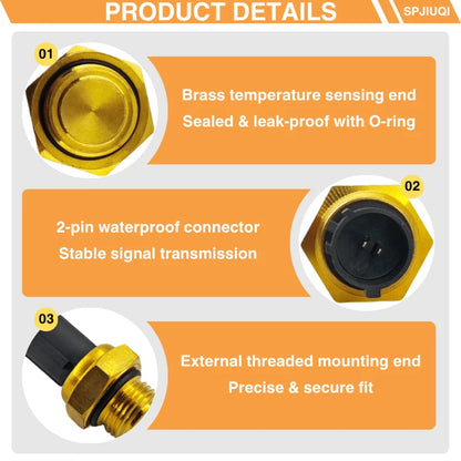 Coolant Temperature Sensor Switch for Honda Accord CR-V Civic Pilot (2003–2011)