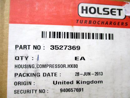 Holset Turbo Compressor Cover for HX80 HX80M K19-M680 M700 (No Years Specified)