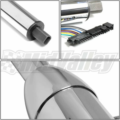 30" Manual Steering Column with Adapter for GM (No Key, Chrome)