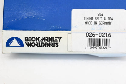Timing Belt for Beck/Arnley 026-0216, Nissan 13028-V5200 (NOS)