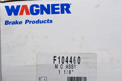 Master Brake Cylinder for Wagner F104460, FF-118598, MC39328 (NOS)