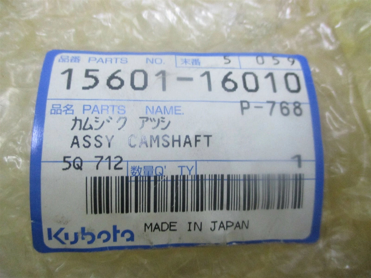 Camshaft Assy for Kubota GV-3240 M4050 M4500 M4950 (15601-16010)