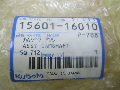Camshaft Assy for Kubota GV-3240 M4050 M4500 M4950 (15601-16010)